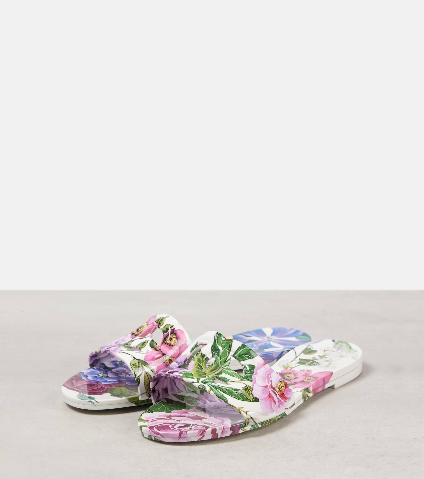DG floral cutout sandals - 4