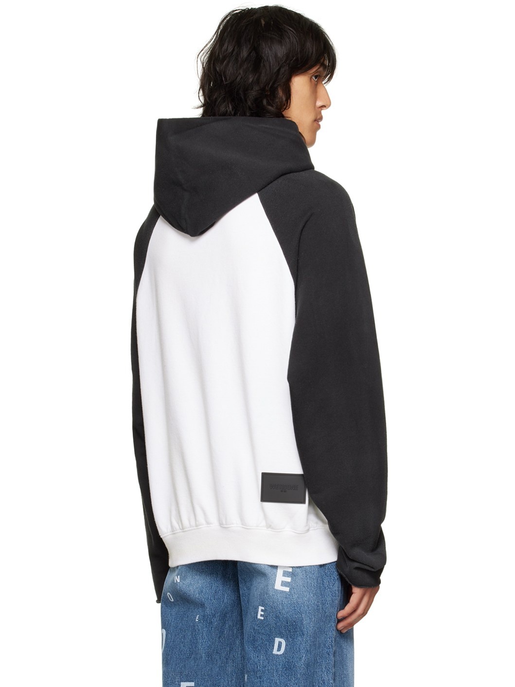 Black & Off-White Devil Hoodie - 3