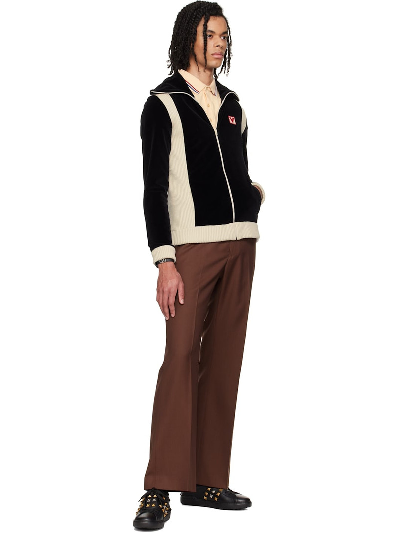 Valentino Black Rockstud Untitled Sneakers outlook