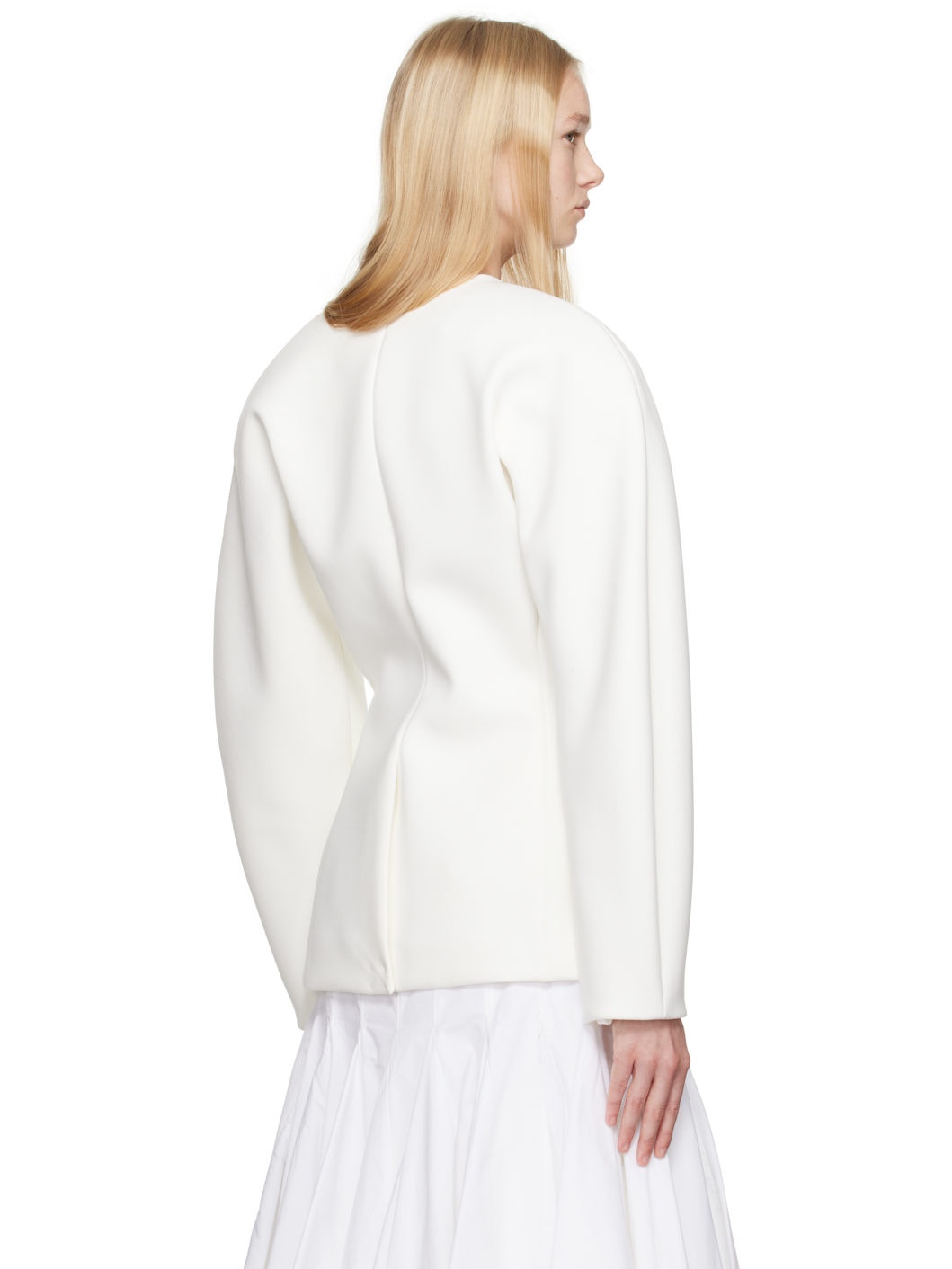 White La Croisière 'The Ovalo' Blazer - 3