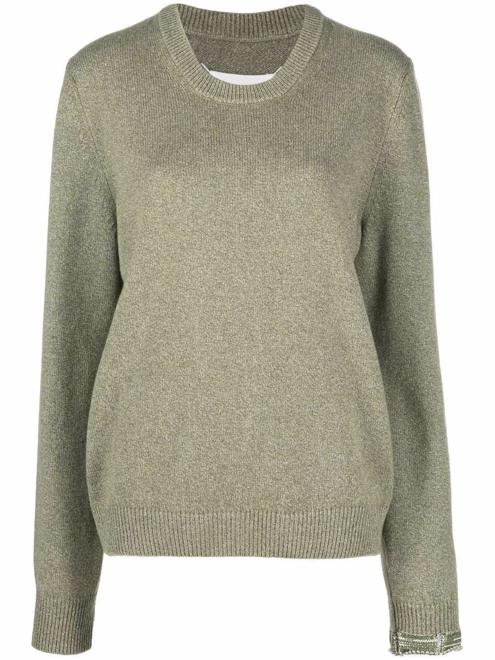 round neck knit jumper - 1