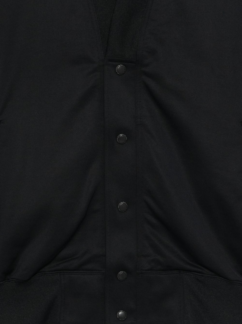 V-neck zip-up bomber jacket 3
