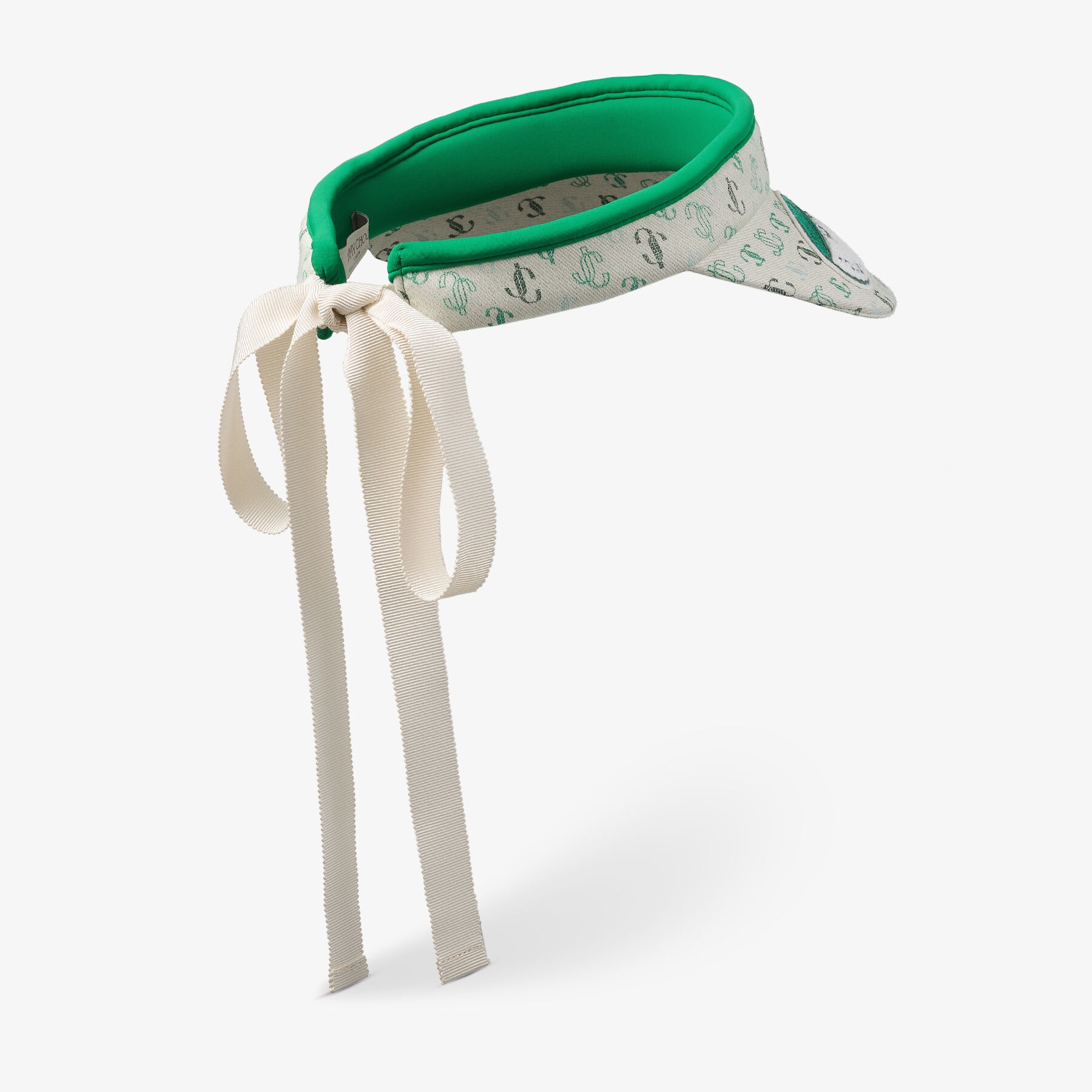 Jimmy Choo / Malbon 2.0 Monogram Visor
Monogram Embroidered Jacquard Visor - 2