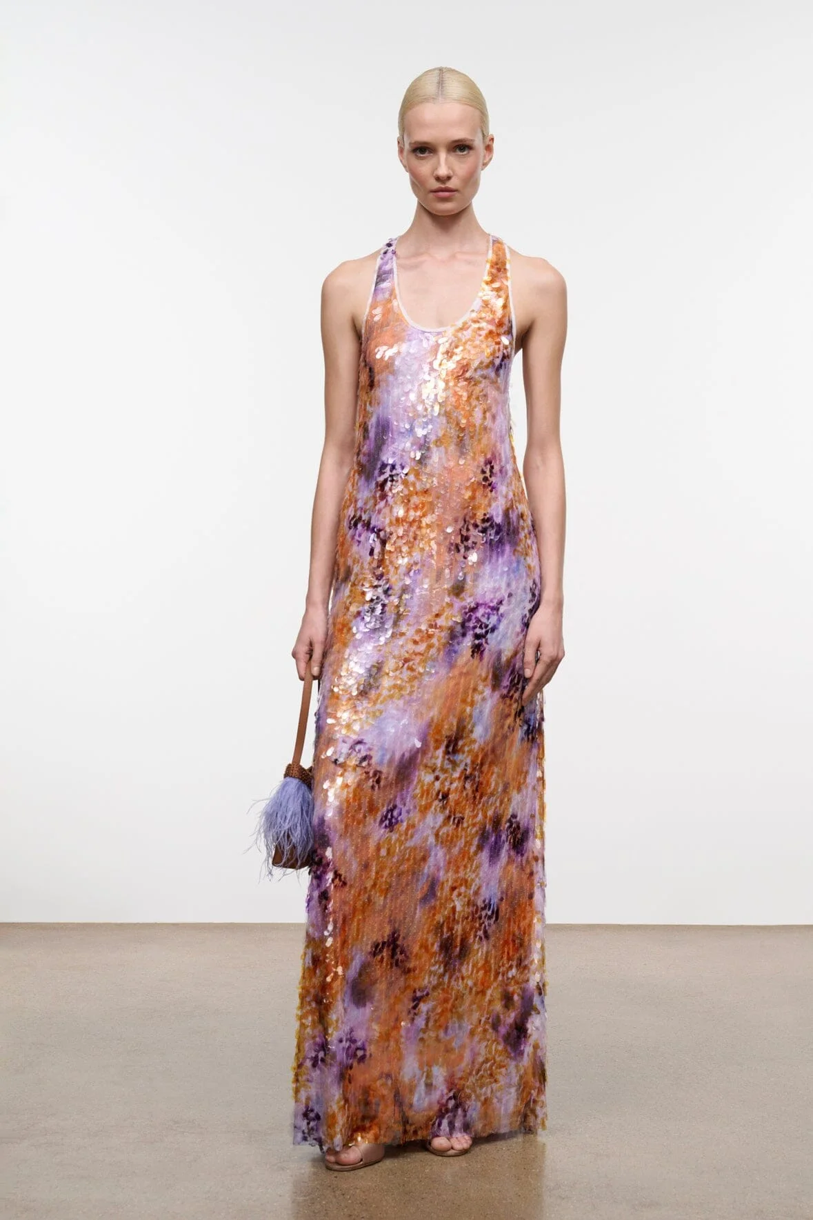 STAUD JUANITA DRESS AFTERGLOW - 1