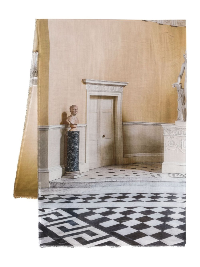 Syon House-print scarf 1