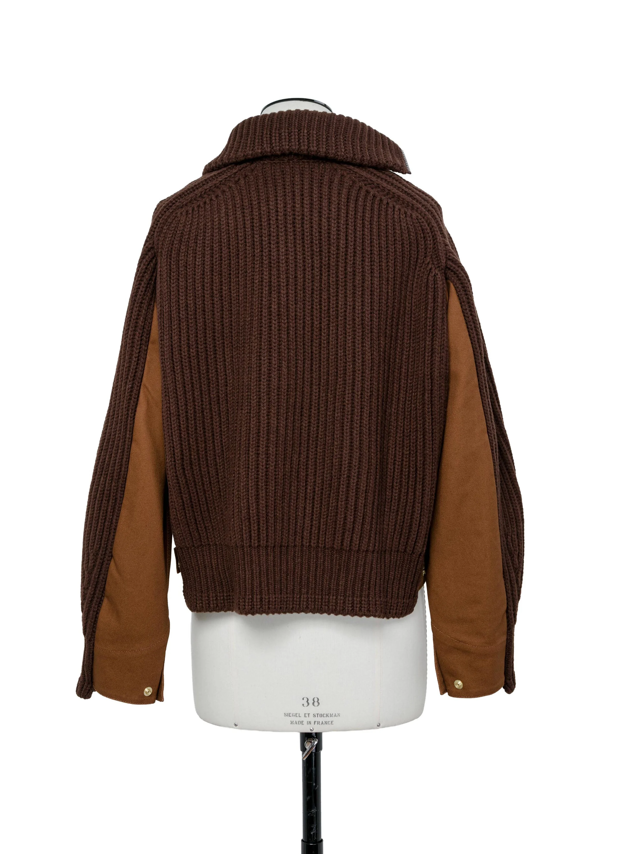 sacai Carhartt WIP Duck x Wool Knit Blouson | REVERSIBLE
