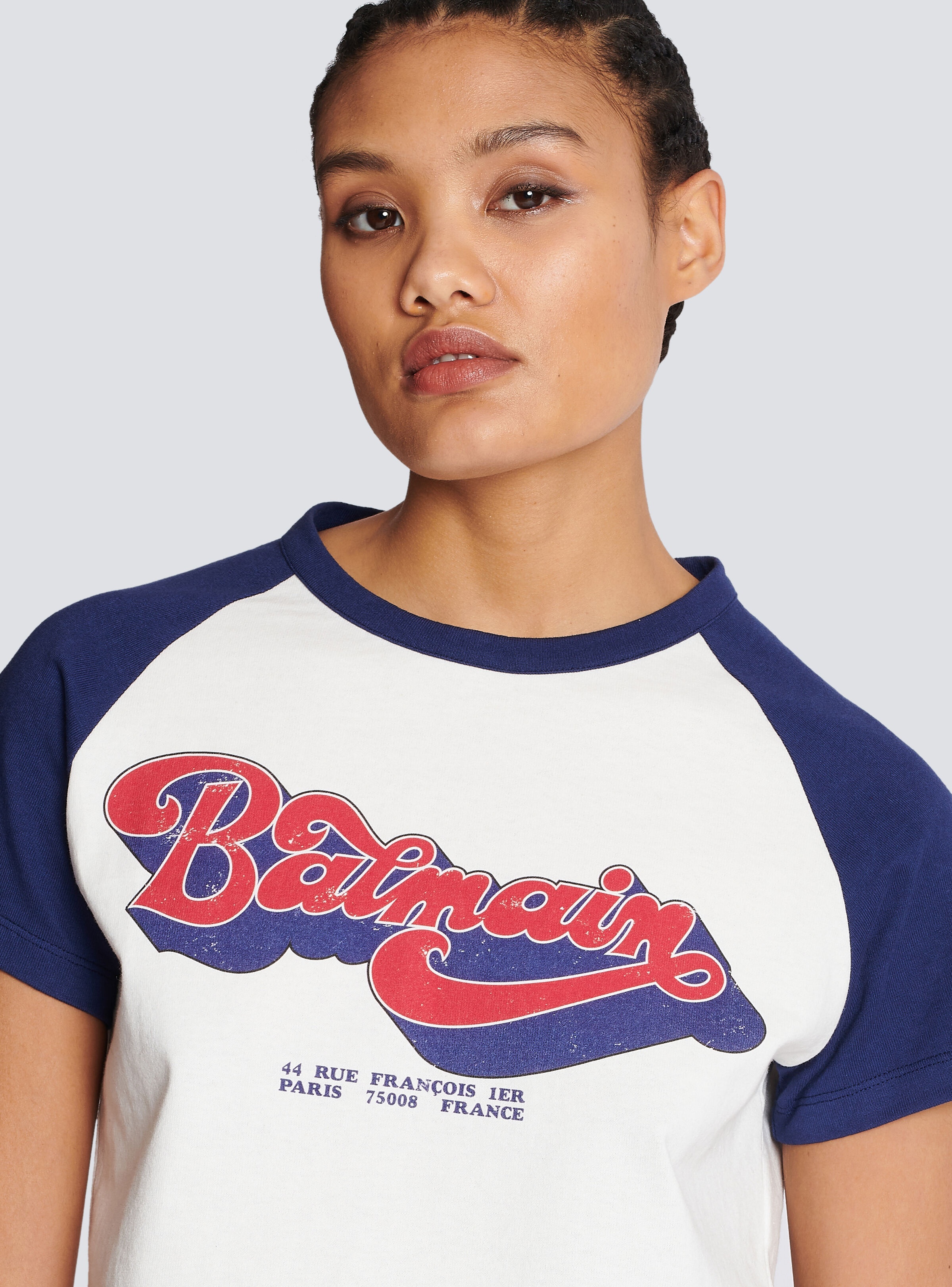 Cropped Balmain '70s T-shirt - 7