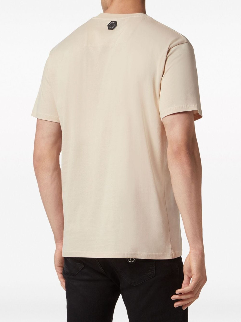 slogan-print cotton T-shirt 4