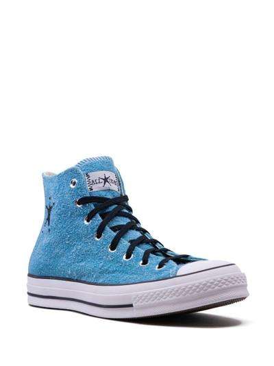 Converse x Stussy Chuck 70 "Blue" sneakers outlook