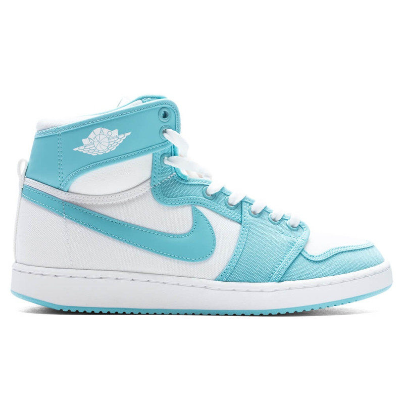 AIR JORDAN 1 KO - BLEACHED AQUA/WHITE - 1