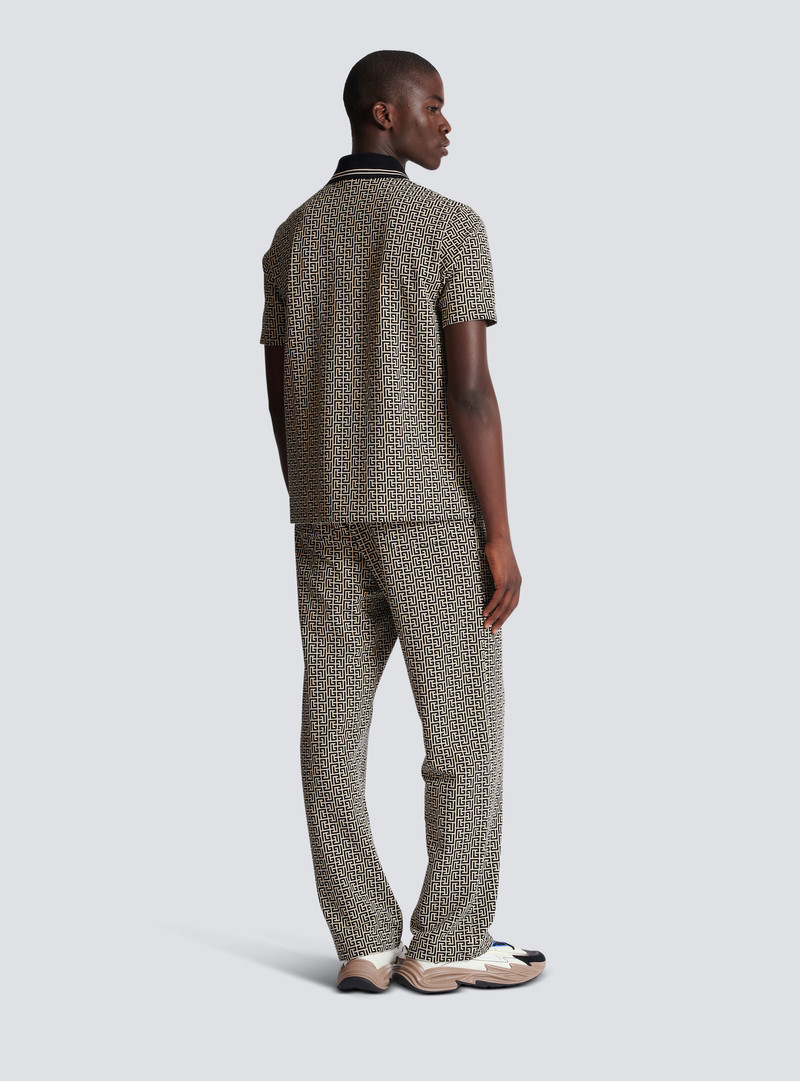 PB Labyrinth jacquard polo shirt 4