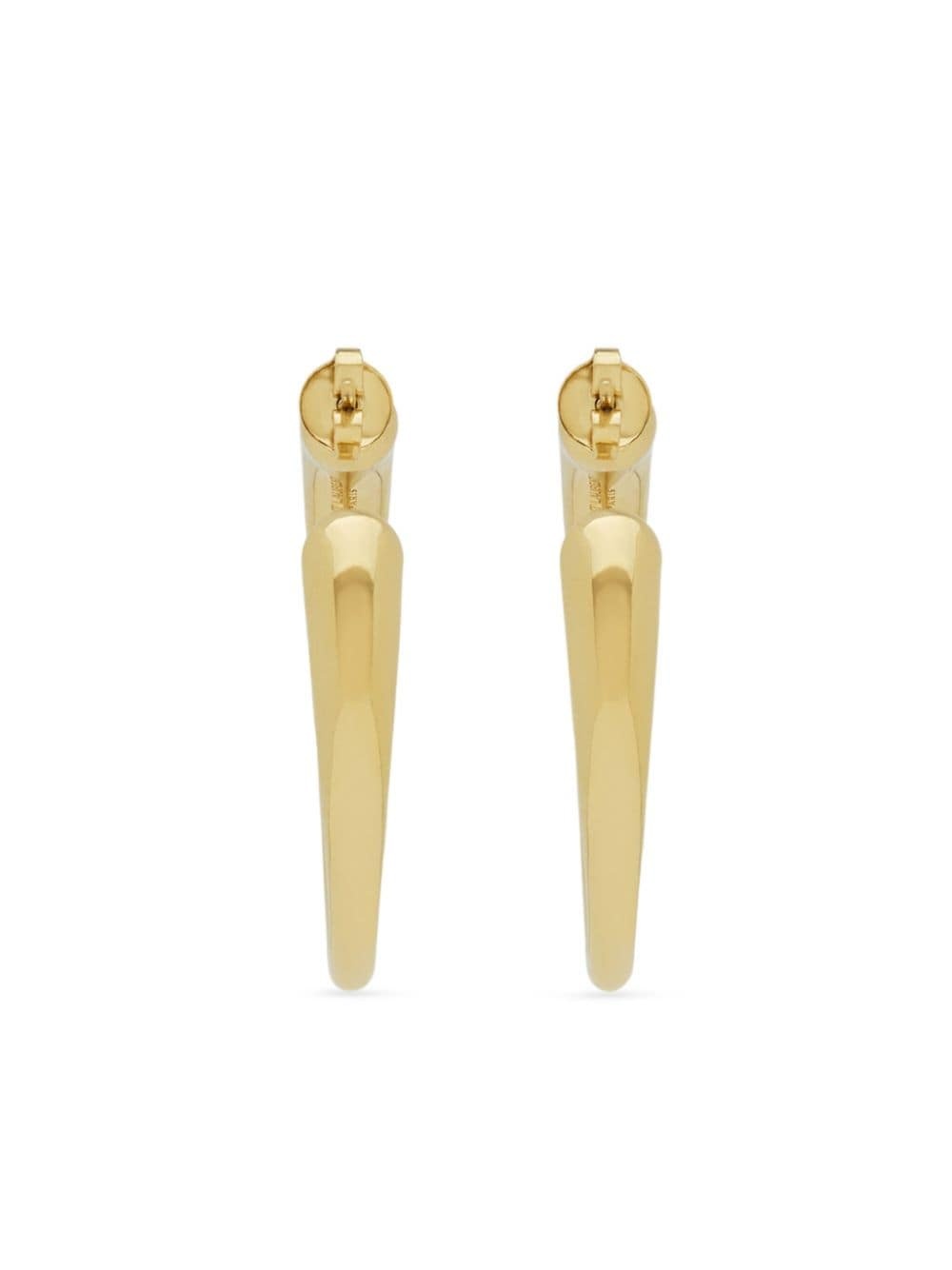 sculpted hoop earrings - 3