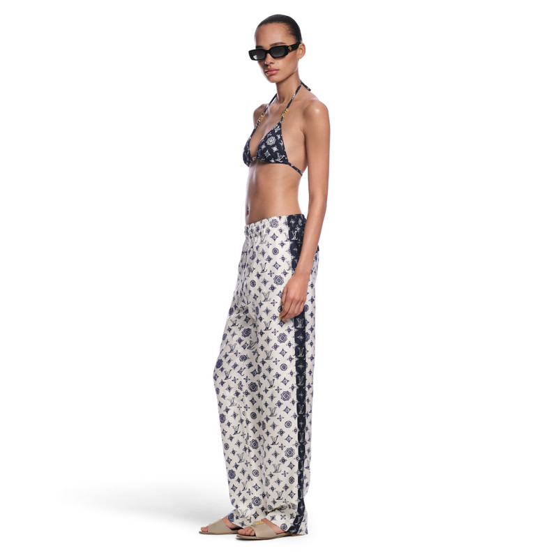 Monogram Silk Jogging Pants 5