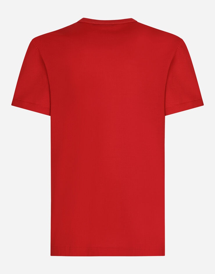 Cotton T-shirt with branded tag - 2