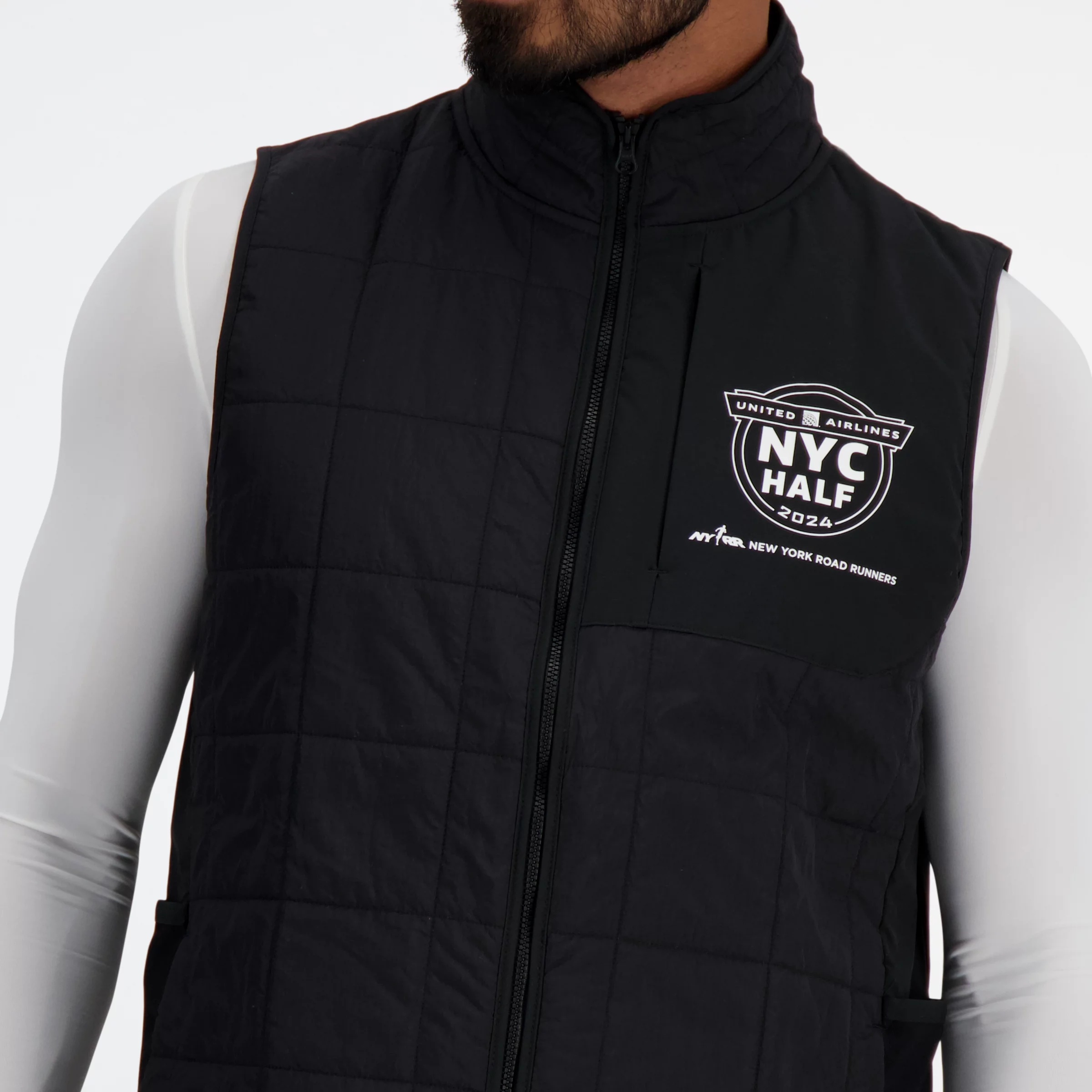 United Airlines NYC Half Athletics Heat Layer Vest - 4