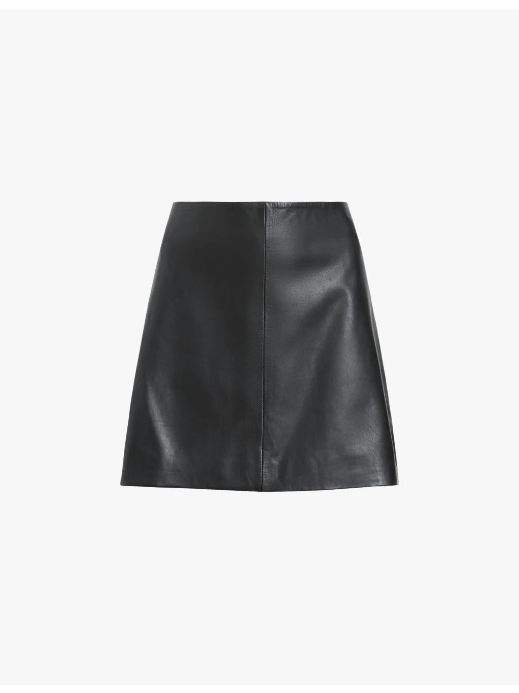 Renai slim-fit mid-rise leather mini skirt - 1