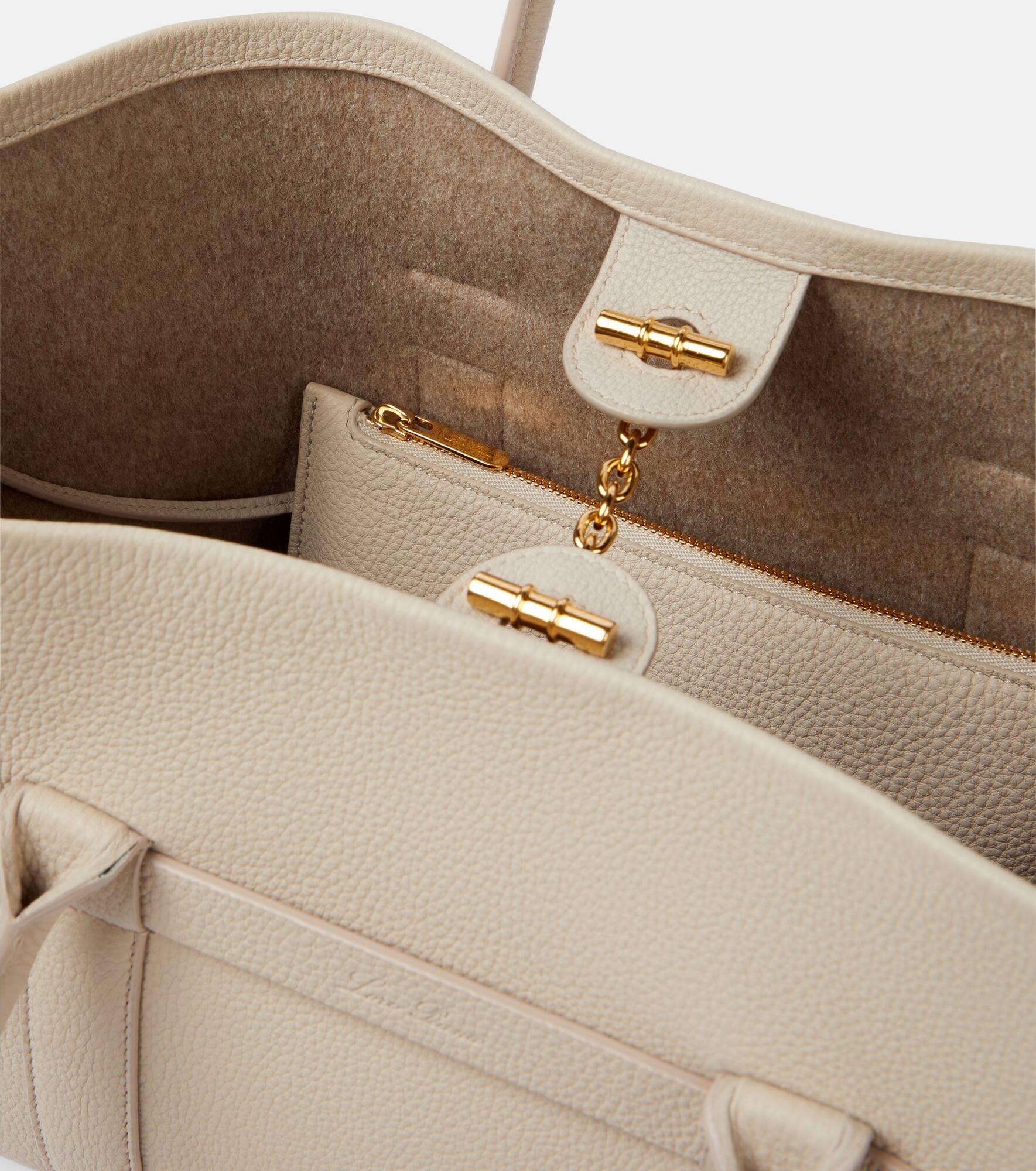 Ghiera Small leather tote bag - 3