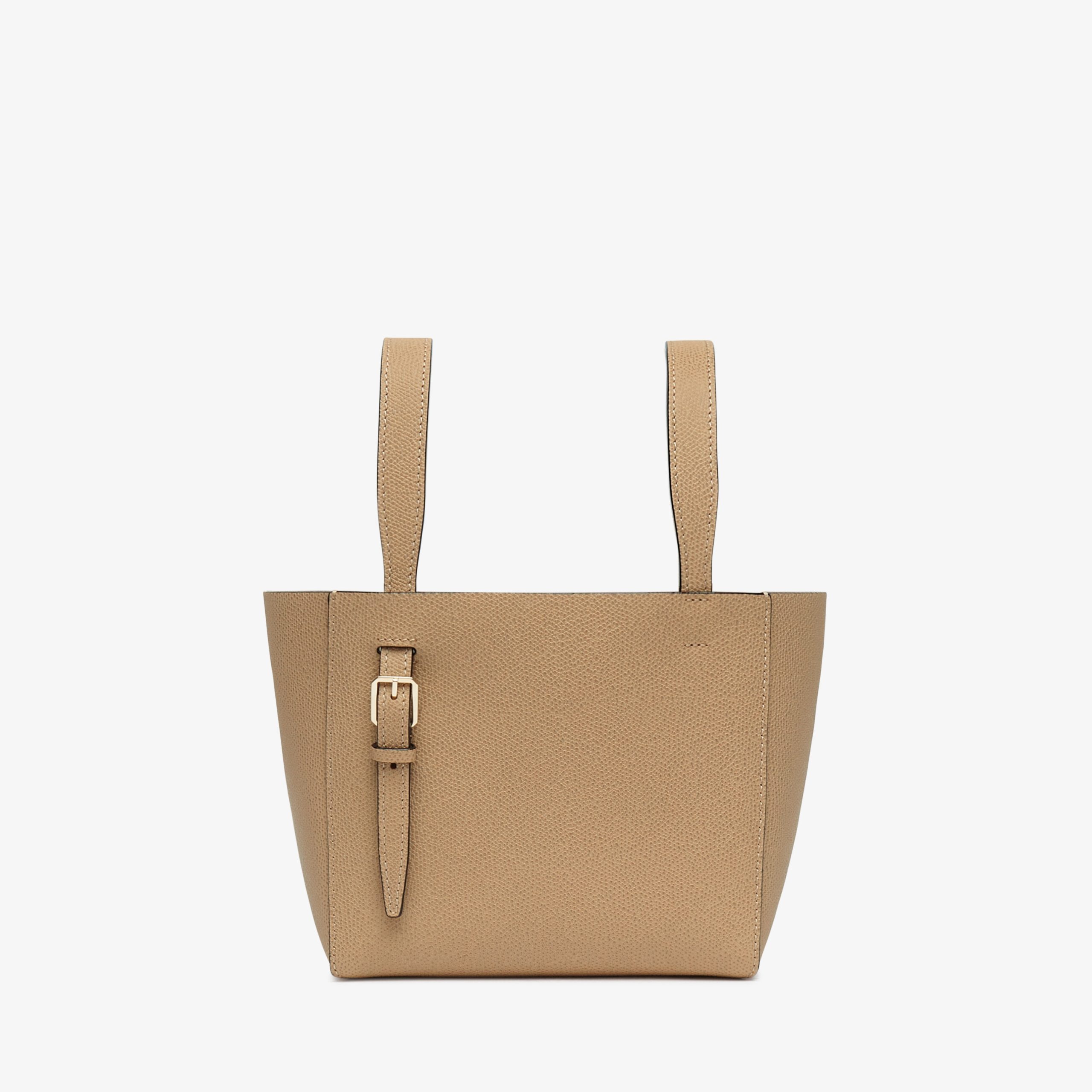 Valextra – Soft Bucket Micro Bag – Beige Cachemire - 6