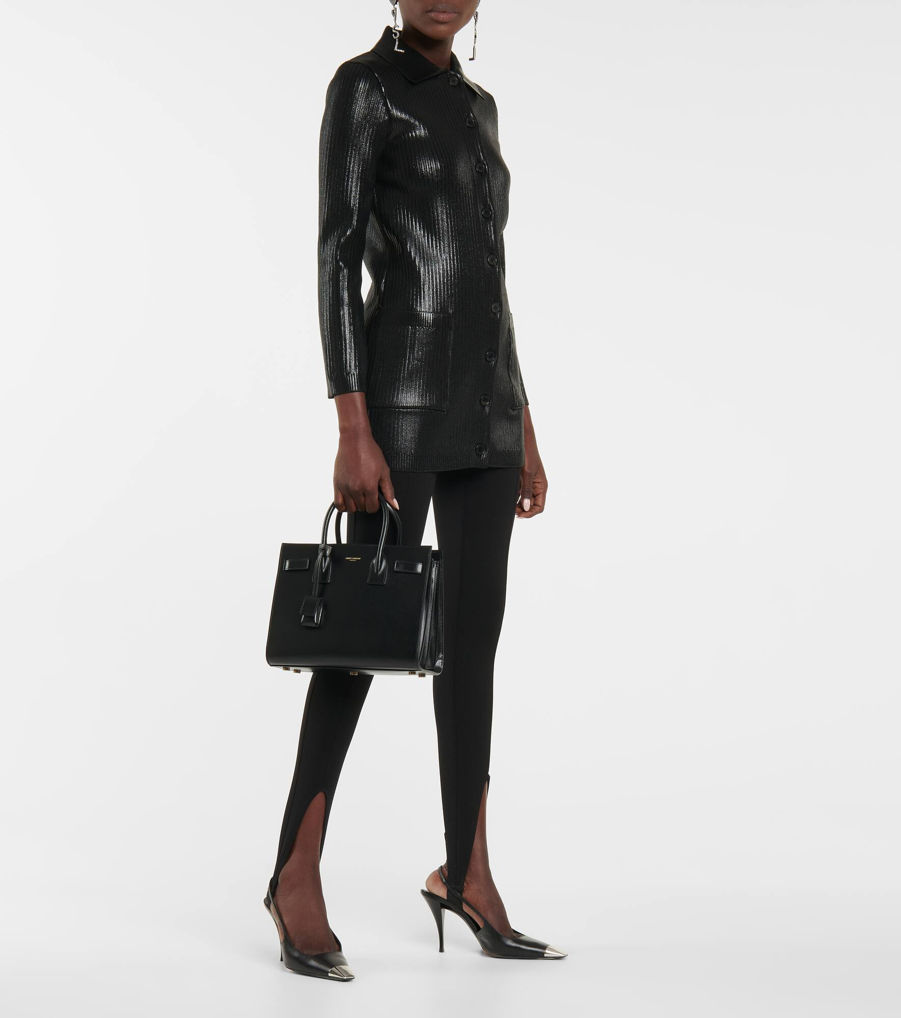 Sac De Jour Baby leather tote - 5