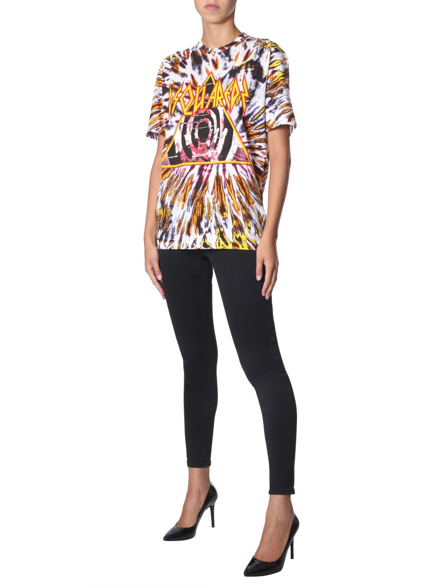 Dsquared Women Tie And Dye Print T-Shirt - 2