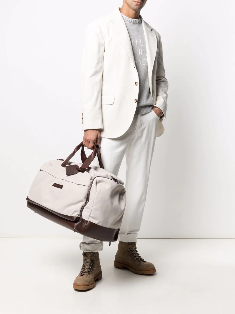 multi-pocket holdall bag - 2