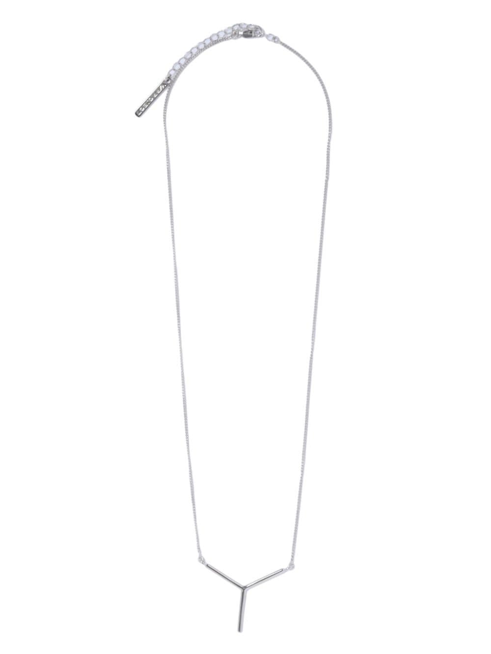 Mini Y pendant necklace - 2