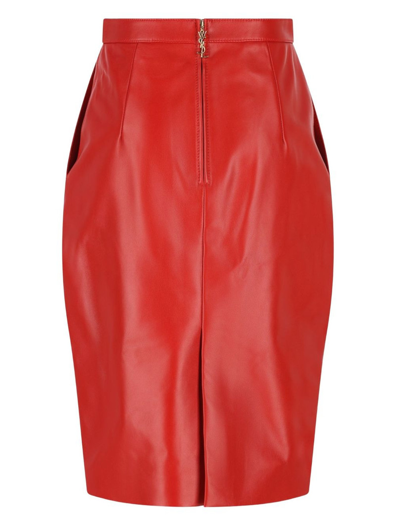 SAINT LAURENT zip skirt outlook