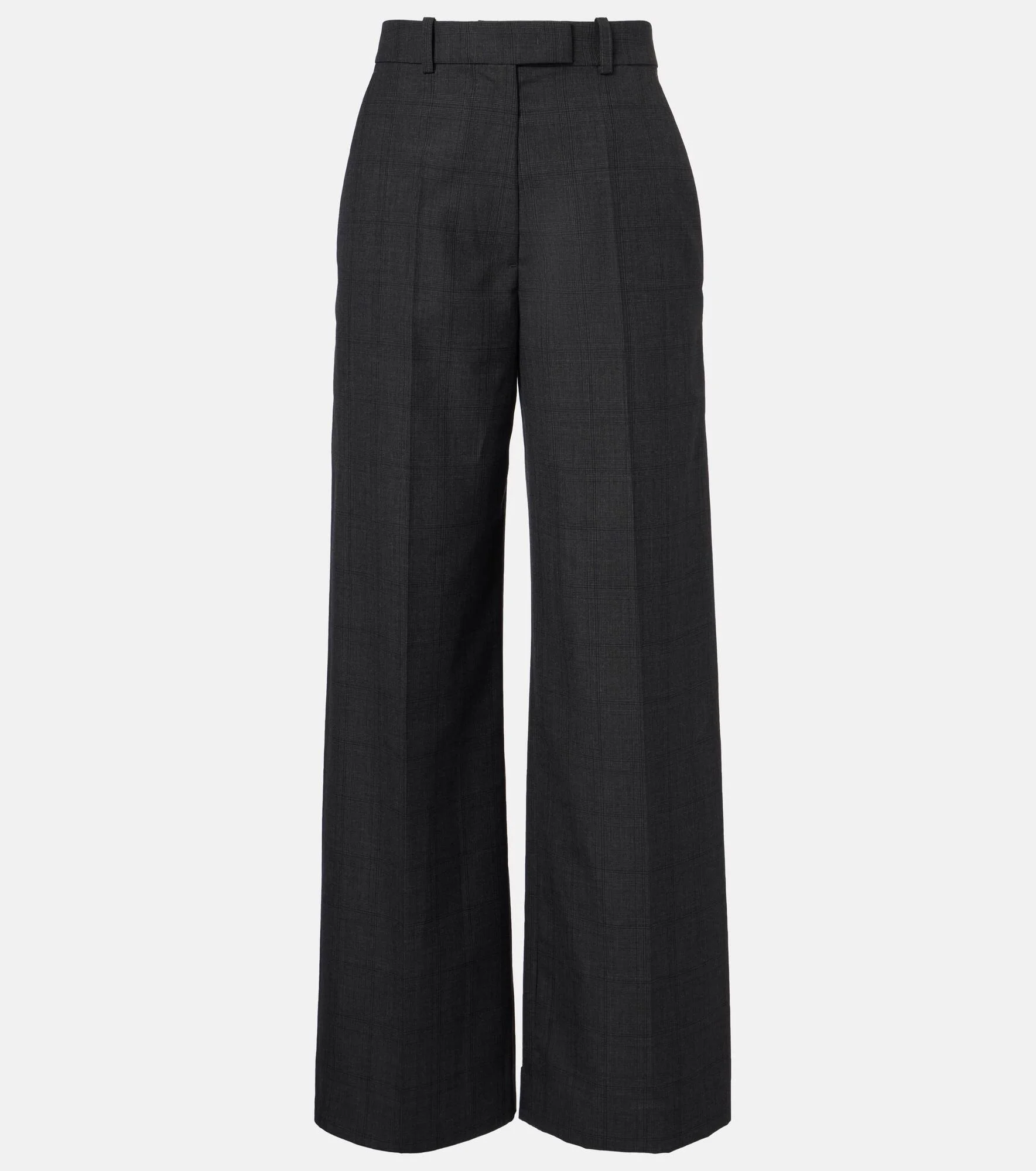 Brickell plaid wide-leg pants - 1