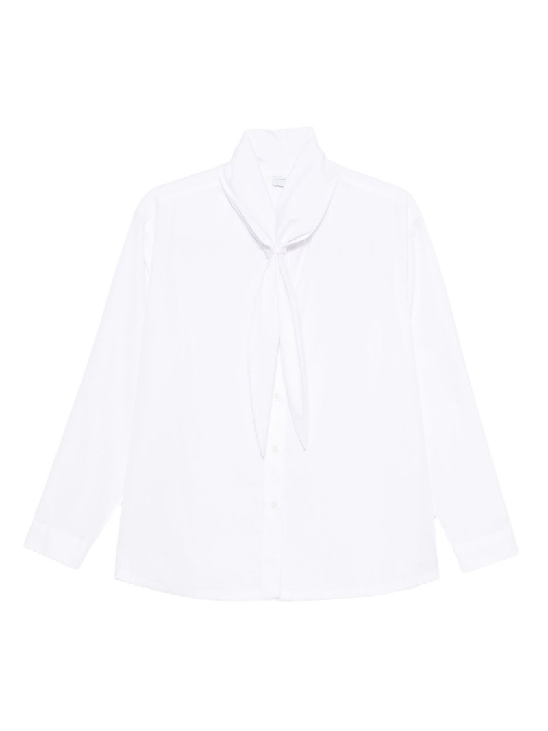 tie-neck shirt 1