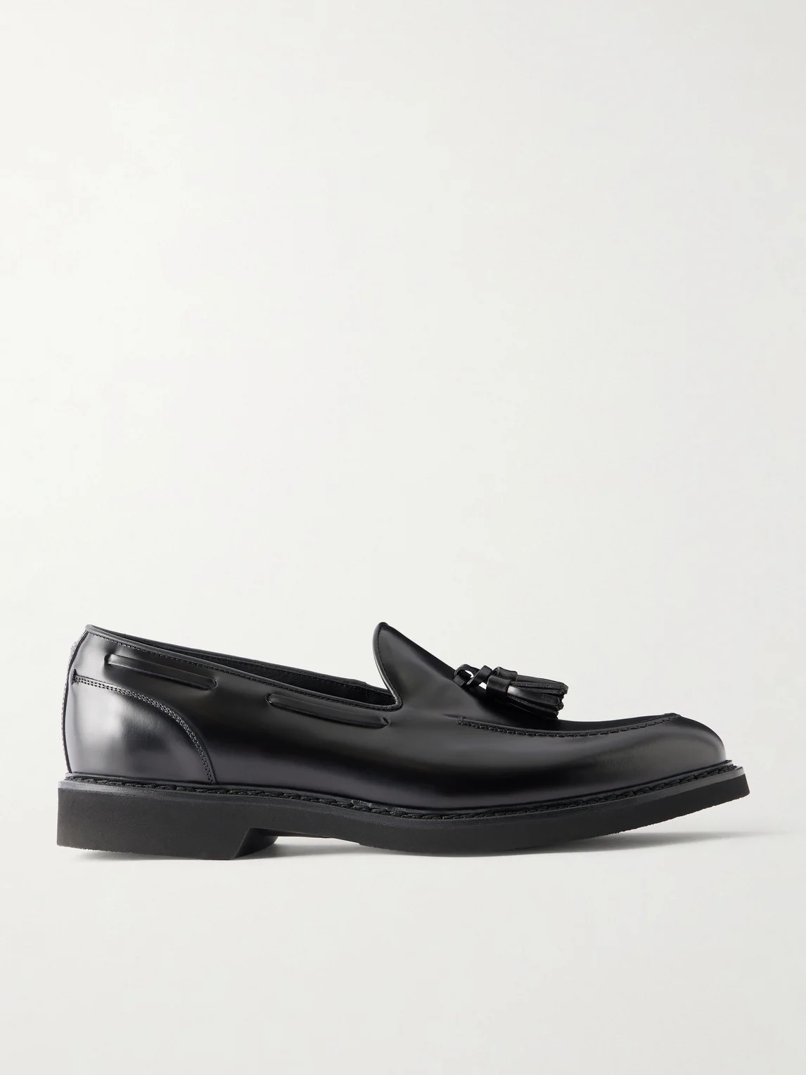 Tasseled Leather Loafers - 1