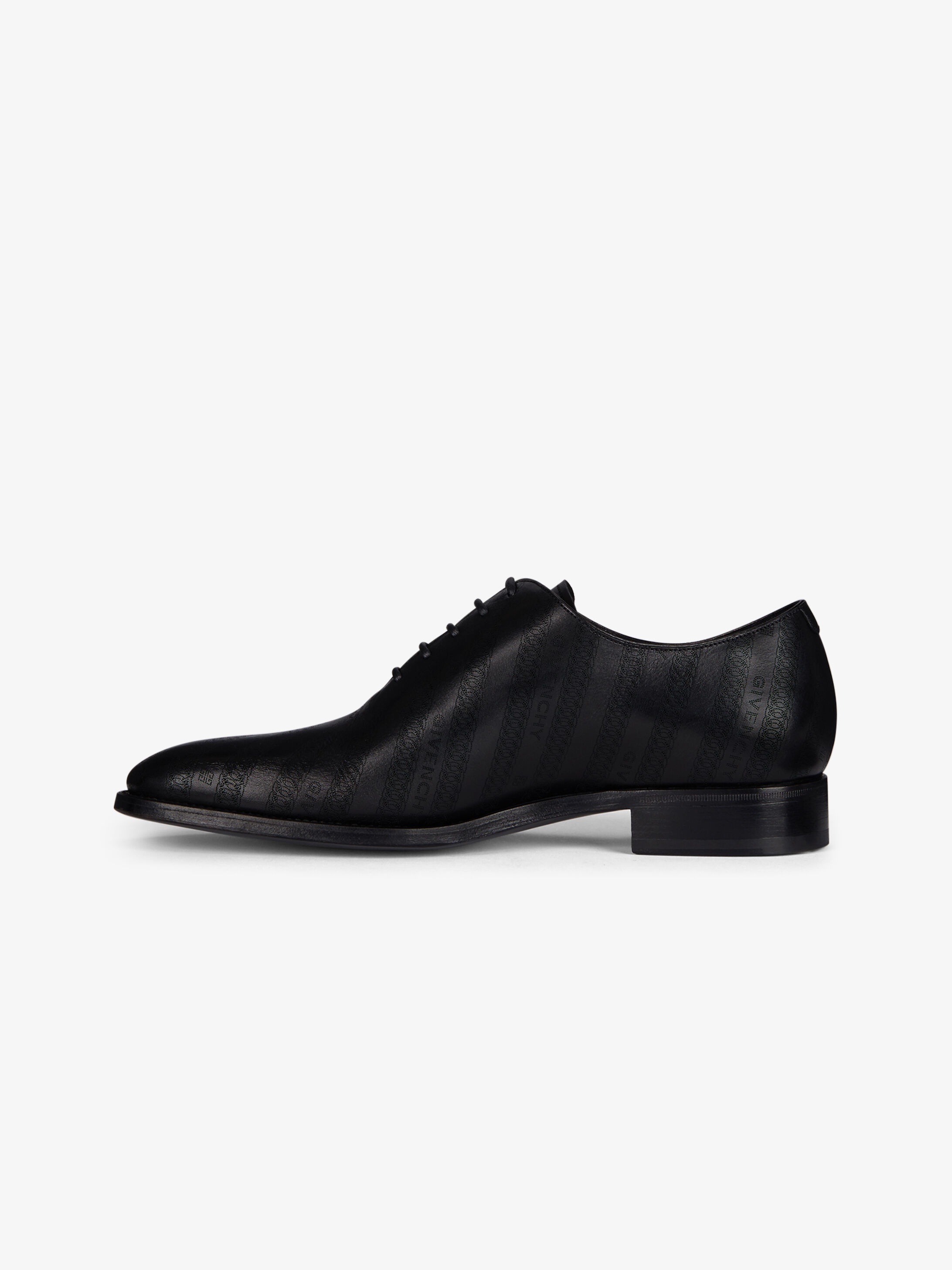 GIVENCHY chain derbies in perforated leather - 4