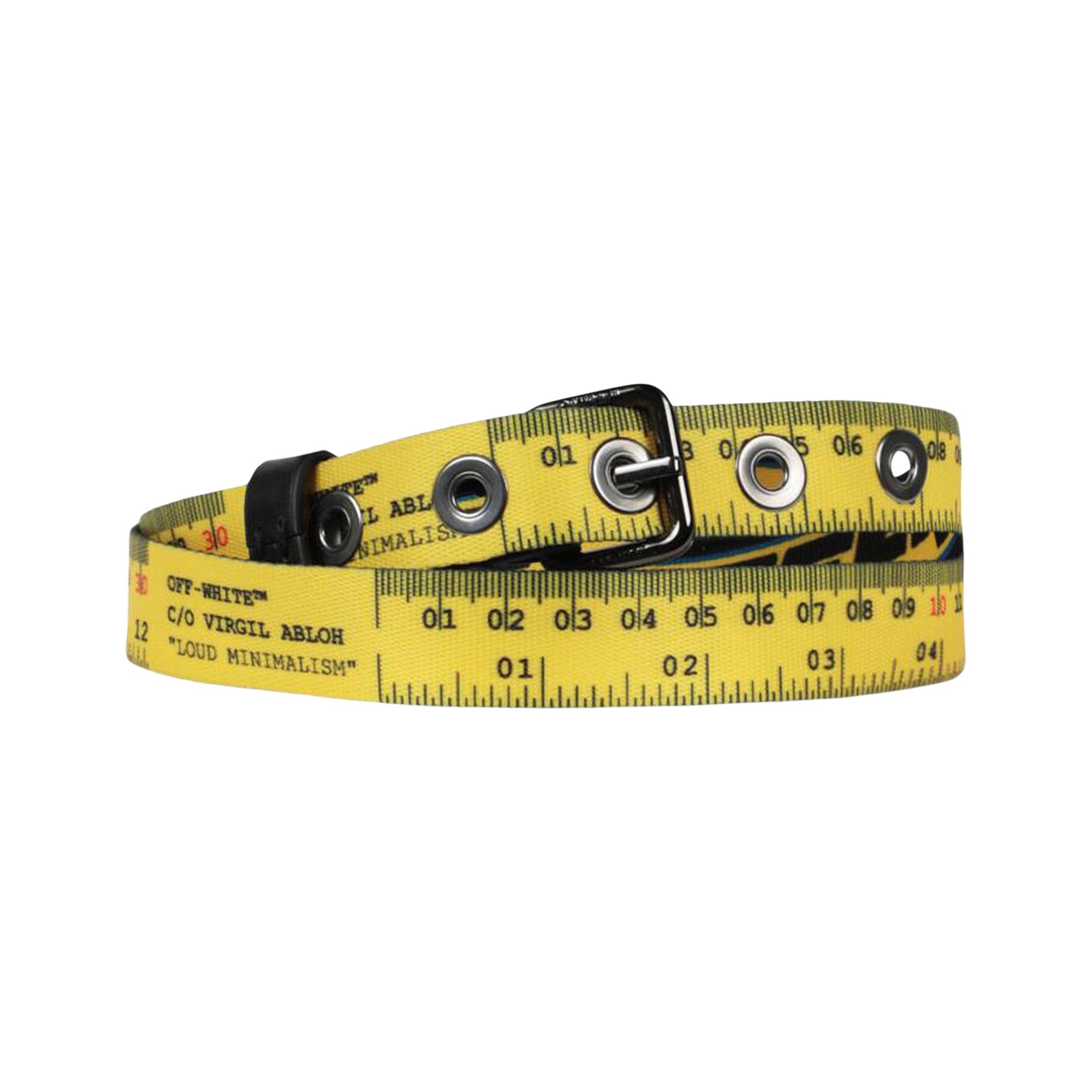 Off-White Reversible Measuring Belt 'Yellow/Black' - 1