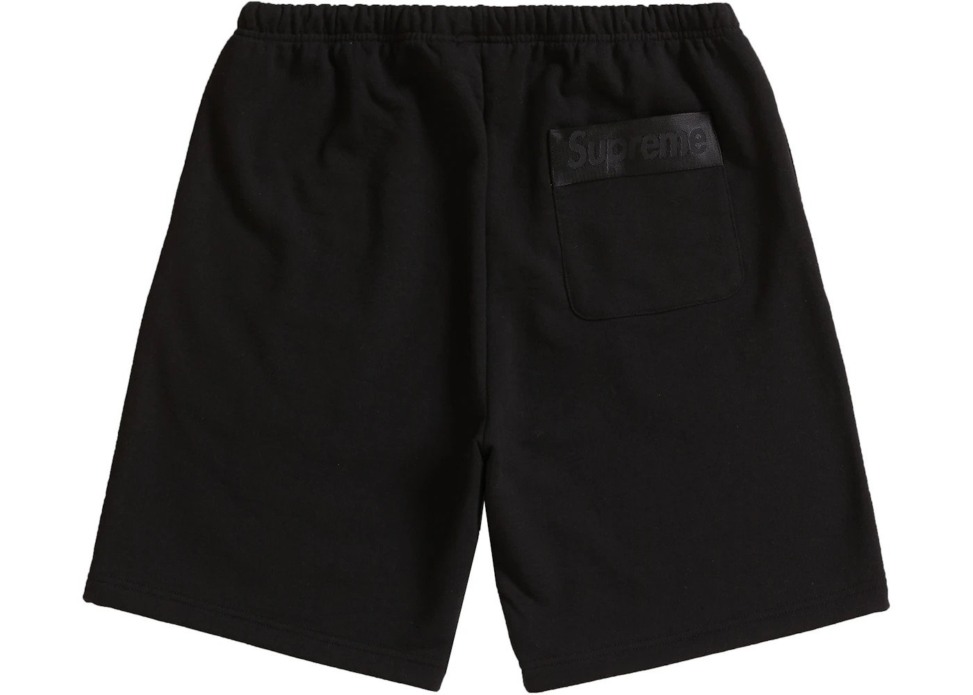 Supreme Tonal Webbing Sweatshort Black - 2