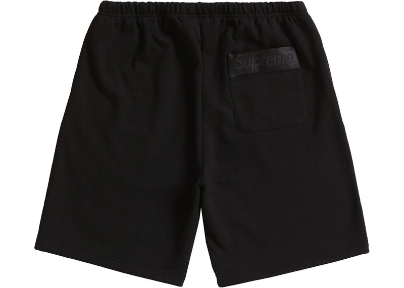 Supreme Supreme Tonal Webbing Sweatshort Black outlook