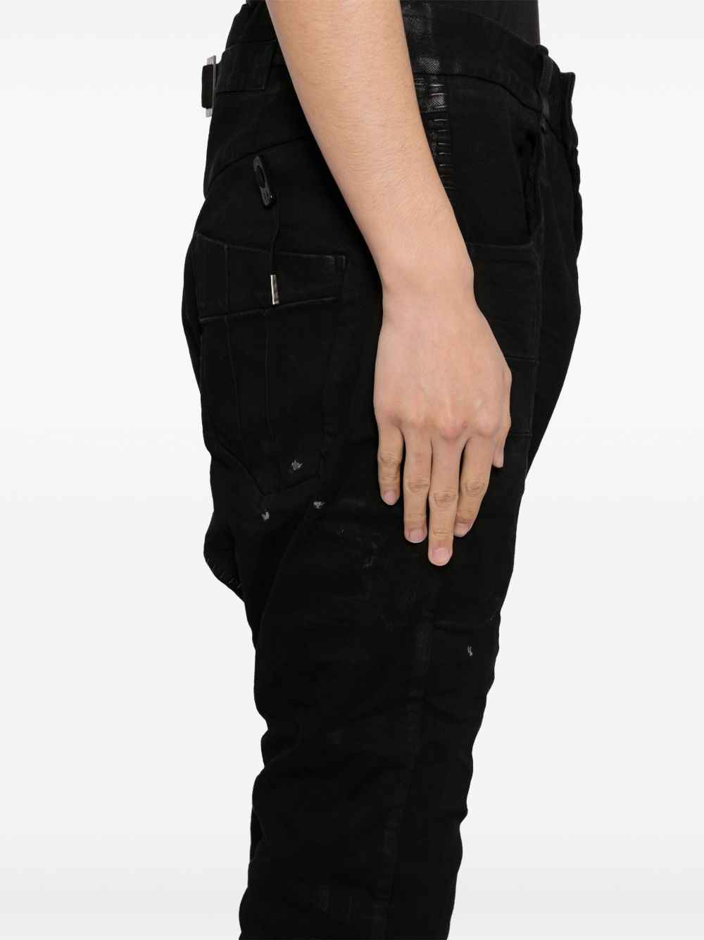 drop-crotch trousers - 5