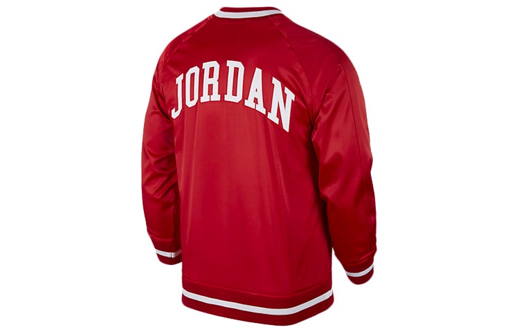 Men's Air Jordan Thin And Light Mesh Baseball Jacket 34 Red AR1170-688 - 2