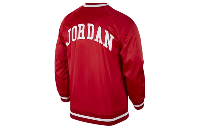 Jordan Men's Air Jordan Thin And Light Mesh Baseball Jacket 34 Red AR1170-688 outlook