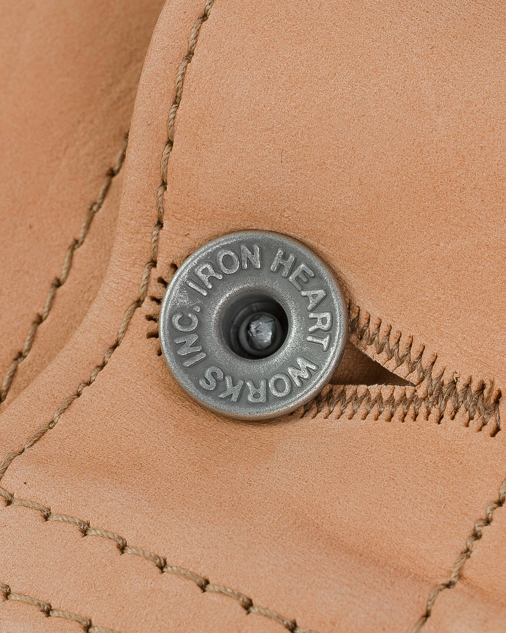 IHSB-EXT-NAT Iron Heart x Simmons Bilt Natural Horsehide Type III Jacket - The Extractor - 12