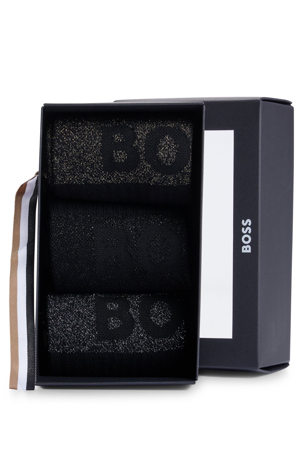 THREE-PACK OF SHORT SOCKS WITH LOGOS - 3
