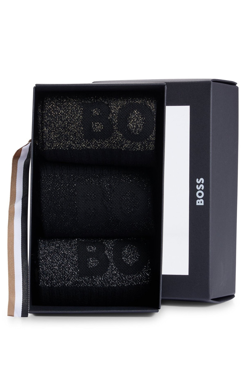 THREE-PACK OF SHORT SOCKS WITH LOGOS 3