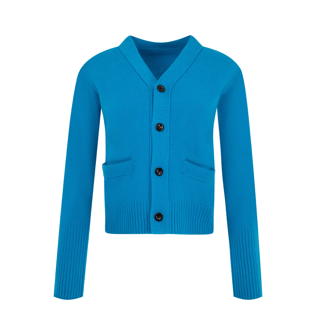 WOOL KNIT CARDIGAN - 1