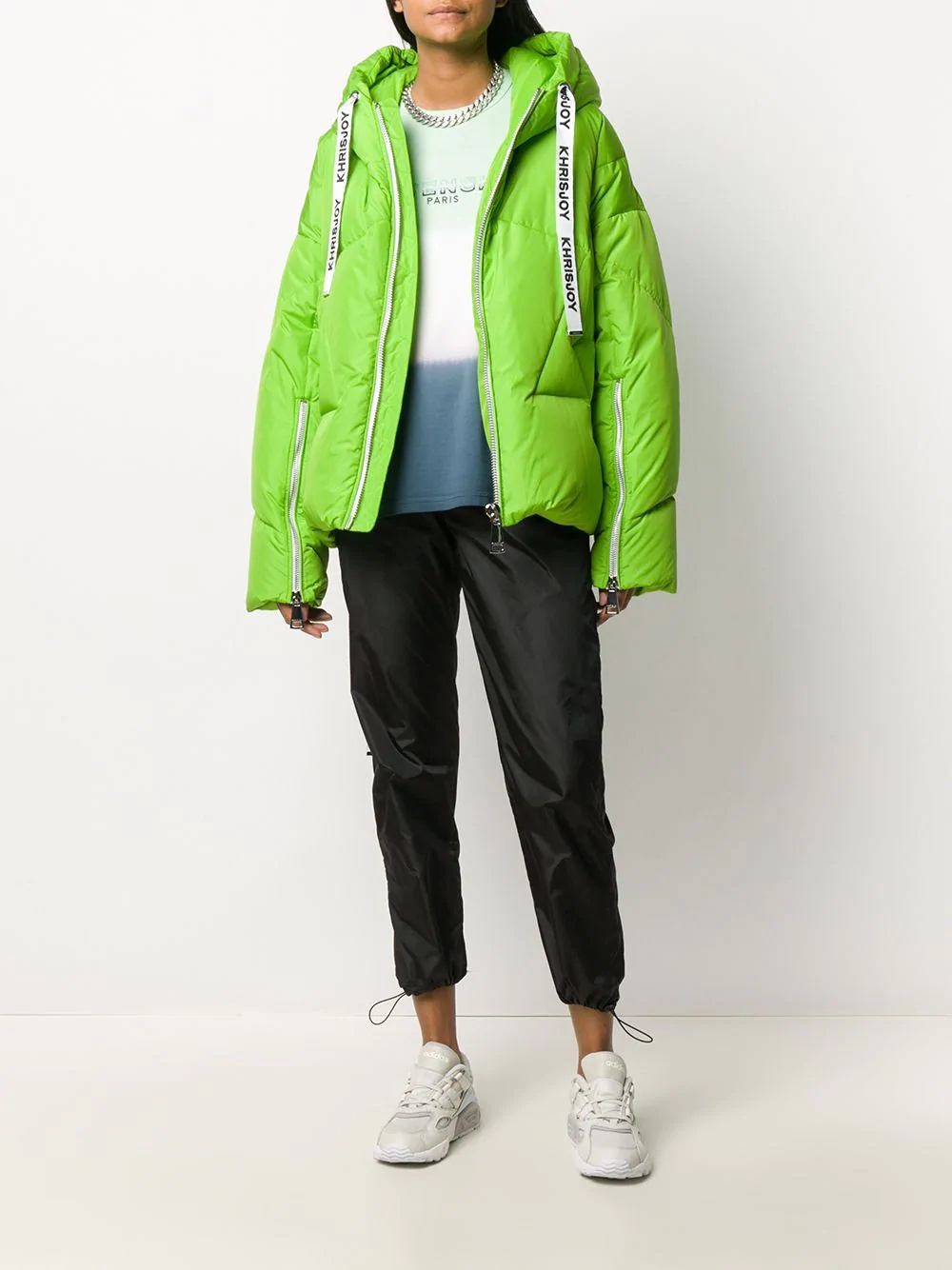 oversized quilted puffer jacket - 2