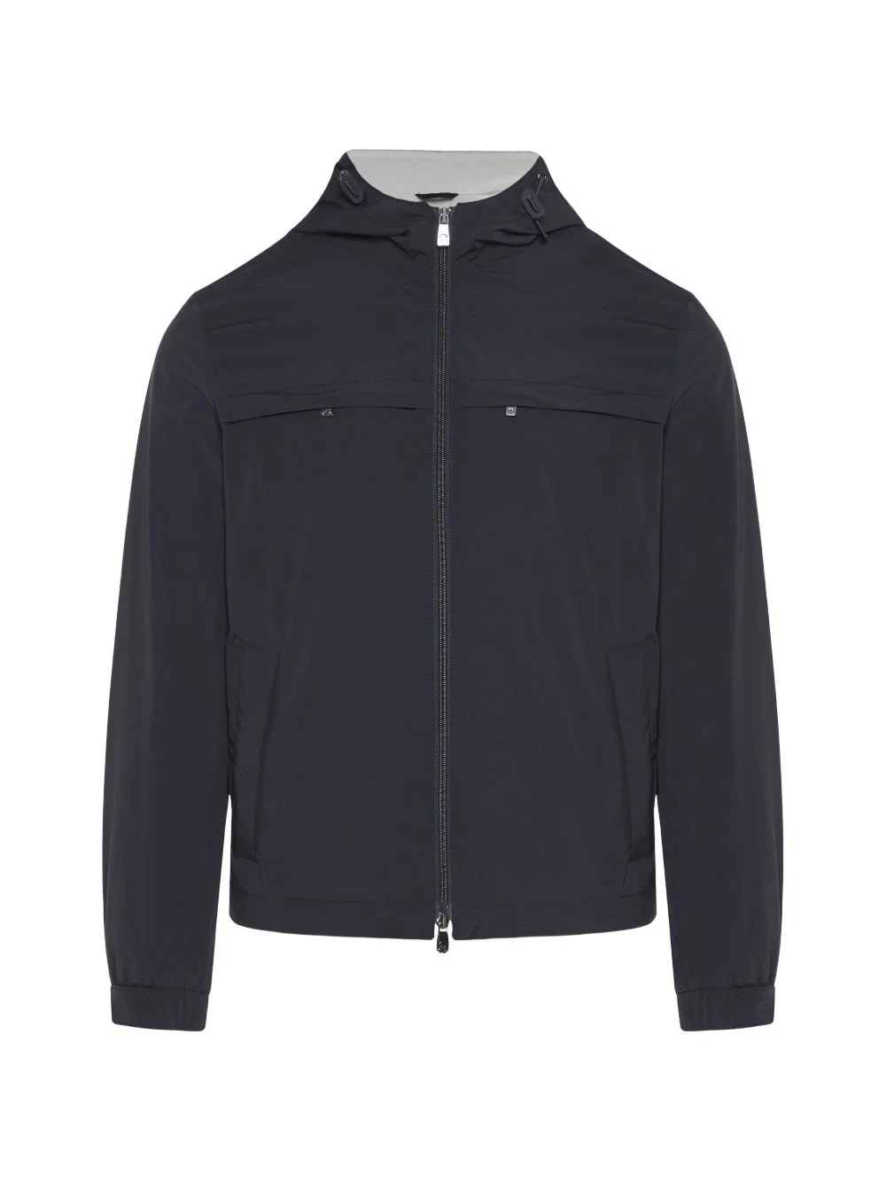 zip-pocket hooded jacket - 1