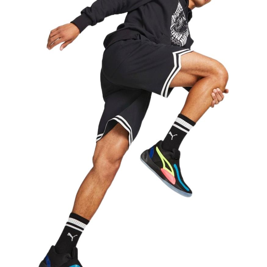 PUMA Logo Automatic Basketball Shorts 'Black' 536134-01 - 3