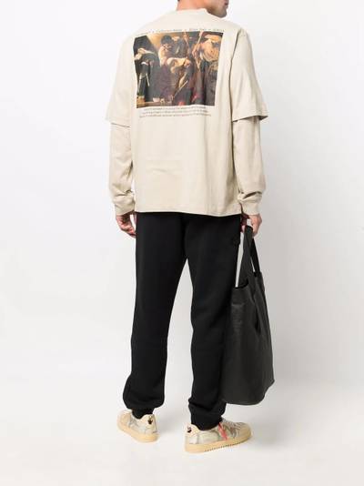 Off-White Caravaggio Crowning print T-shirt outlook