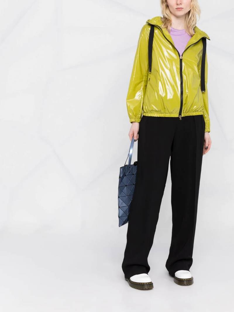 Herno zip-fastening hooded jacket outlook