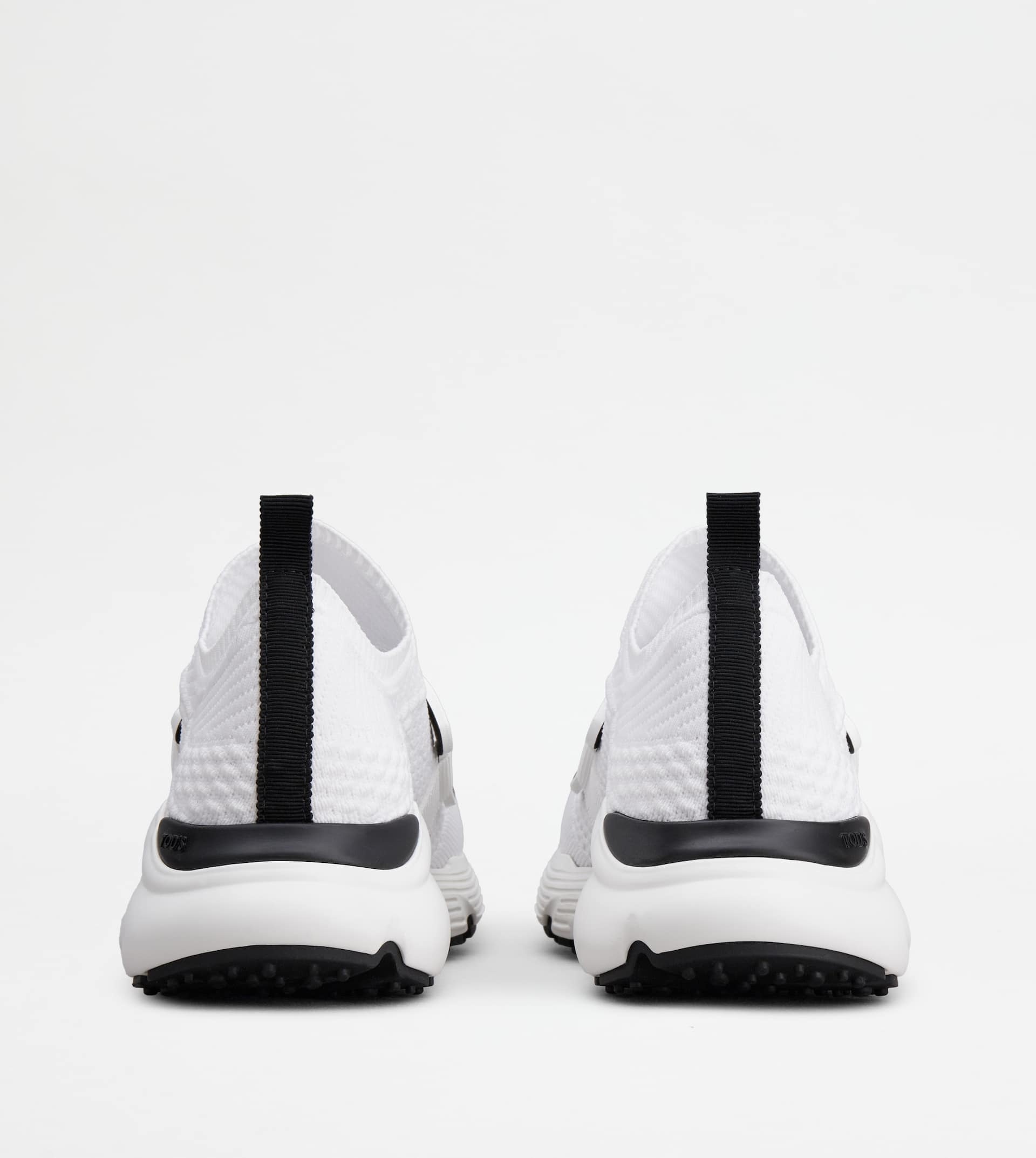 KATE SLIP-ON SNEAKERS IN FABRIC - WHITE, BLACK - 2