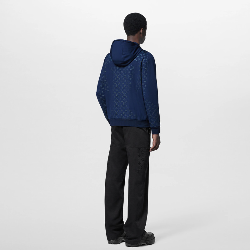 Monogram Technical Zip Through Hoodie 3
