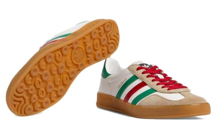 adidas x Gucci Gazelle 'White Green Red' 726487-AAA43-9547 - 6