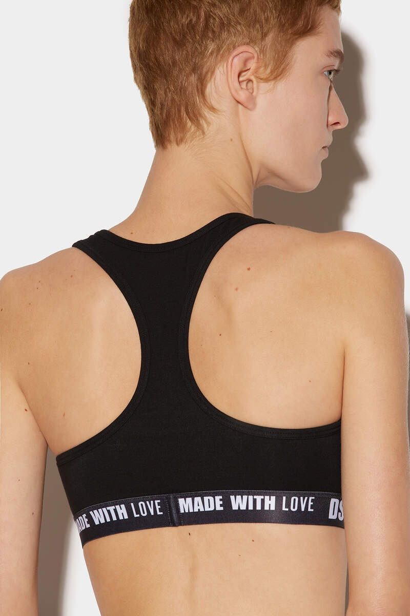 DSQUARED2 LOGO SPORT BRA 4